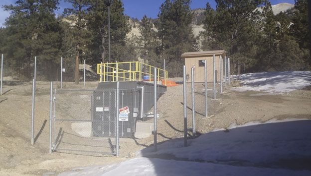 Bio-Clear installed at a remote mining operation in the Rocky Mountains
