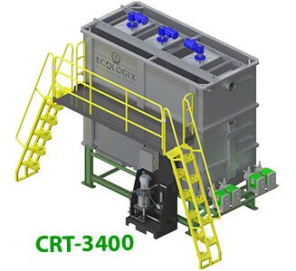Chemical Reaction Tank 3400 Gal Capacity