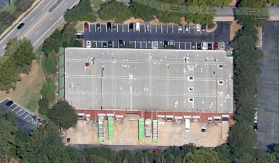 Aerial map view of Ecologix location