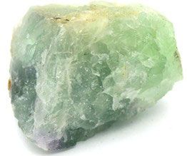 Fluorite (calcium fluoride (CaF2), also known as fluorspar, is the
primary mineral source of natural fluorine and fluoride.