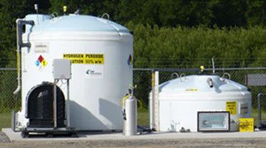 Hydrogen peroxide injection system