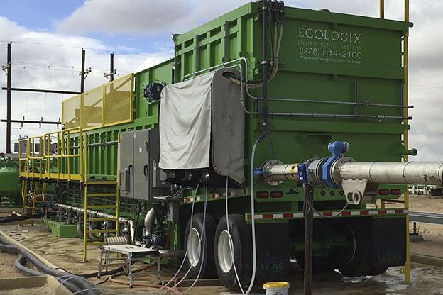 The Ecologix ITS-1500 deployed in the field for the U.S. Army Corps of Engineers