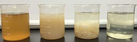 Wastewater Treatment Results for an Ice Cream Factory