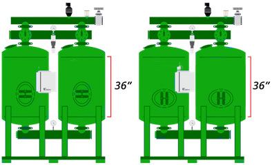 Multimedia Filter vessel 36" vessel
