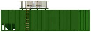 MBBR (Membrane Bioreactor) Side View