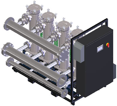 Model T-1000 Pre Filter System Quad
